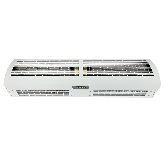 Cross-Flow Iron Air Curtain with PTC Heating